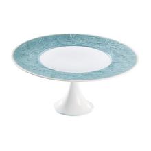 Raynaud Italian Renaissance Sky Blue petits fours stand, medium