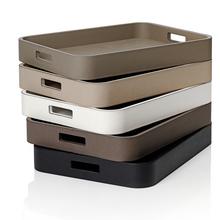 GioBagnara Polo rectangular trays, with handles