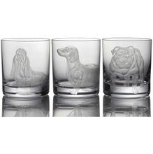 Artel Dog Collection double old fashioned tumblers