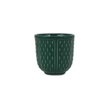 Gien Petits Choux espresso goblet, emerald