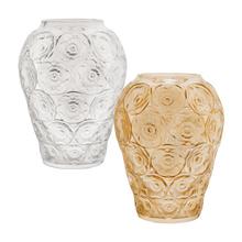 Lalique Vasen Anemones, H 33 cm