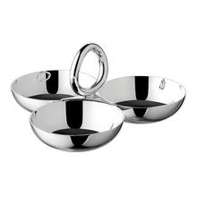 Christofle Vertigo triple dish, large