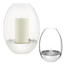Christofle Mood hurricane lamp & tea light holders