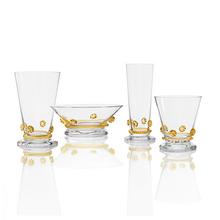 Theresienthal Bacchus glasses, amber