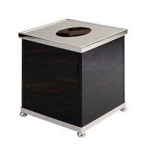 Cristal et Bronze Obsidian square tissue box