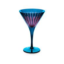 L'Objet Cocktailgläser Prism, 4er-Set, blau