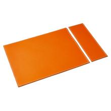 Duo leather set, orange