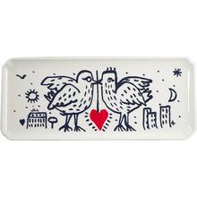 Gien L'Archipel Sentimental rectangular cake platter
