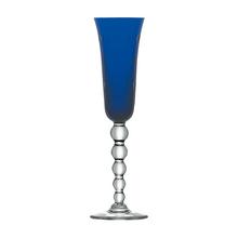 Saint-Louis Bubbles Champagne flute, dark blue