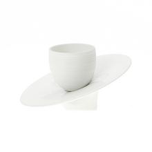 J.L Coquet Hémisphère White Slider egg cup