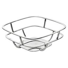 Christofle Silver Time bread basket, with 2 napkins
