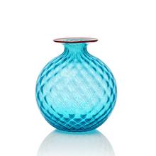Venini Monofiori Balloton vase, h 16,5 cm, light blue