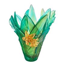 Daum Vase Tressage, H 37 cm