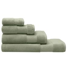 Le Jacquard Francais Caresse terry towels, green