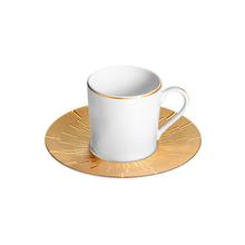 Haviland Infini Gold Espressotasse mit Unterteller