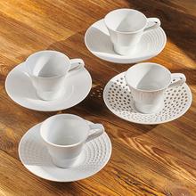 Hering Berlin Espressotassen Hering, 4er-Set mit Untertellern