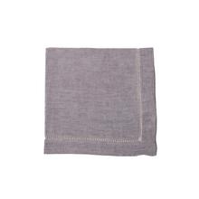 Gayle Warwick Belgian Linen linen napkin, grey-violet