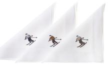 Eri Textiles Leinentischwäsche Skifahrer