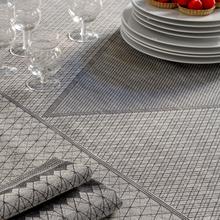 Le Jacquard Francais Club table linen, light grey (Ré)