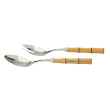 Capdeco Byblos salad servers, boxwood
