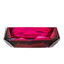 Moser Schalen Pear, alexandrit/rose