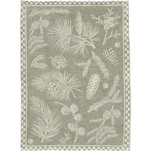 Leitner Foresta tea towel, fir tree