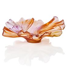 Daum Croisière bowl, l 32,5 cm, green-rose