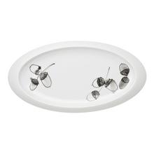 Hering Berlin Piqueur Tablett oval, klein, Motiv Eicheln