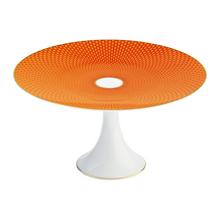 Raynaud Trésor petits fours stand, medium, orange