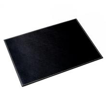 Uno leather place mat, black