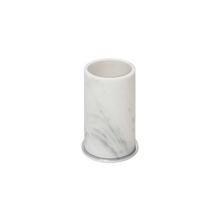 GioBagnara Positano toothbrush holder, chrome & Arabescato