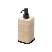 Giobagnara Polo soap dispenser, bronze & travertine