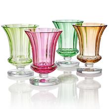 Moser Gloria vases, h 20,5 cm, coloured
