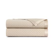 Yves Delorme Adagio bed throws, sand