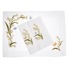 Eri Textiles Green Meadow table linen
