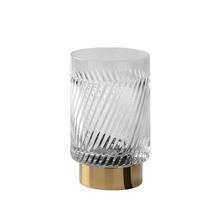 Cristal et Bronze Infini toothbrush tumbler, gold