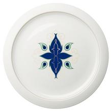Hering Berlin Alif Blue-Green flat round platter