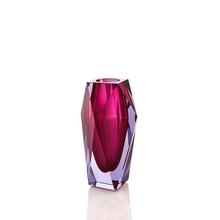 Moser Gema mini-vase, alexandrite/rose