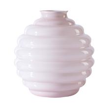 Venini Deco vase, h 29 cm, powder