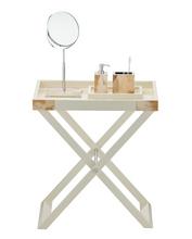 Arcahorn Tabletttisch Elba, Elfenbein