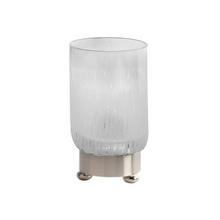 Cristal et Bronze Bambou toothbrush tumbler, chrome