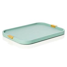 Giobagnara Rechteckiges Tablett Puccini, Messinggriffe, 41 x 28,5 cm, mint