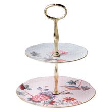 Wedgwood Cuckoo two tier cake stand