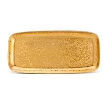 L'Objet Alchimie Gold rectangular platter, small