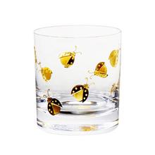 Artel Bugs Gilded double old fashioned tumbler, ladybug