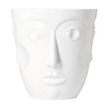 Sieger by Fürstenberg Faces Champagne cooler, white glazed
