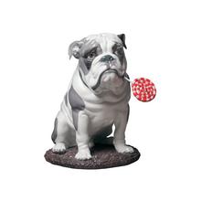 Lladró Bulldog with Lollipop sculpture
