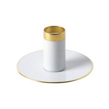 Sieger by Fürstenberg Treasure Gold Espressotasse ohne Henkel, zylindrisch, mit Unterteller