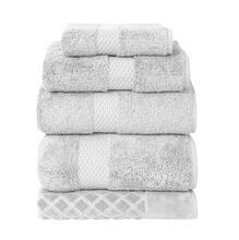 Yves Delorme Etoile terry towels, silver