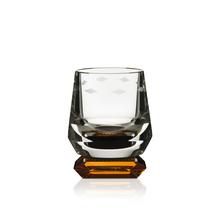 Reflections Copenhagen Whimsy whiskey tumblers, amber, set of 2